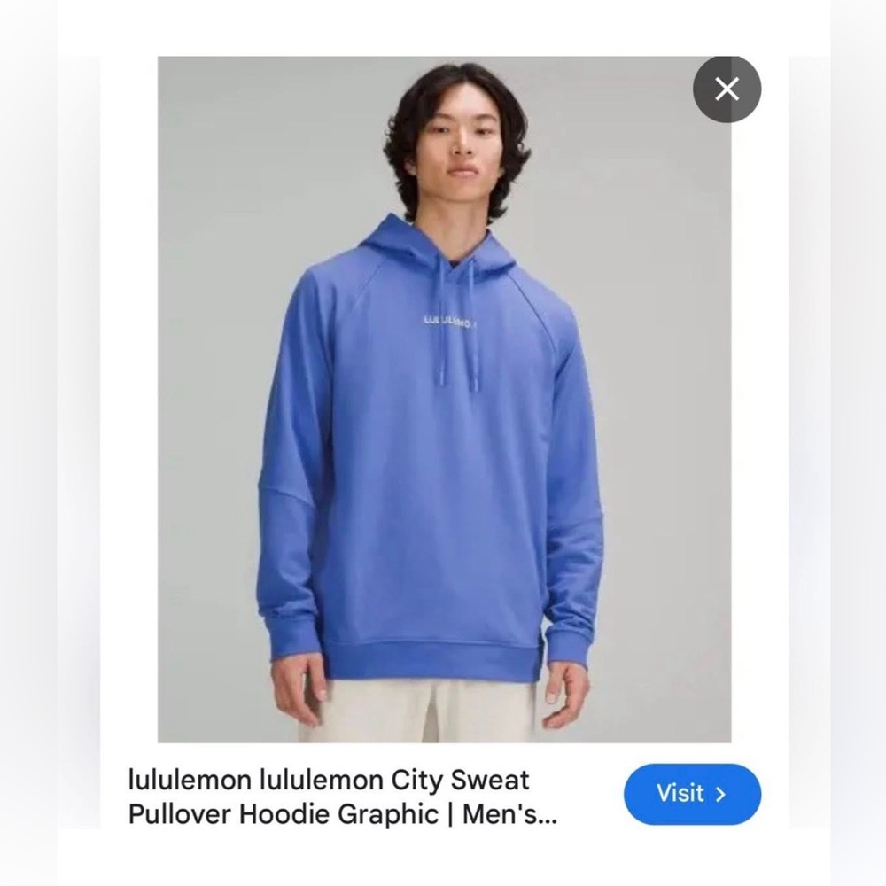Lululemon men’s size Small blue hoodie